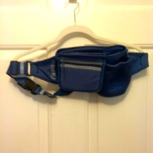 Curves Royal blue/ silver trim Fanny pack